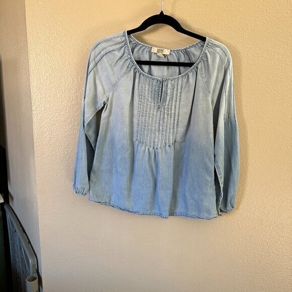 Vintage‎ America Blues Blouse   Size Small - Picture 1 of 7